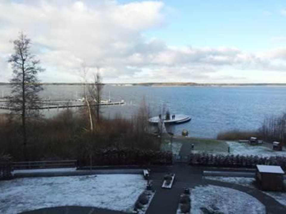 Ausblick Zimmer 309 Seehotel Fleesensee