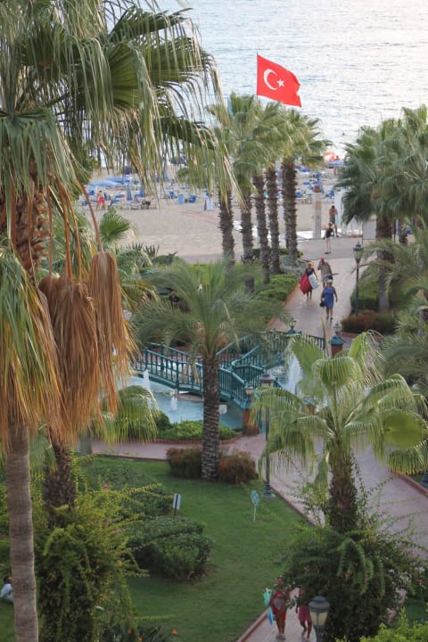 Blick vom Balkon Riviera Hotel & Spa