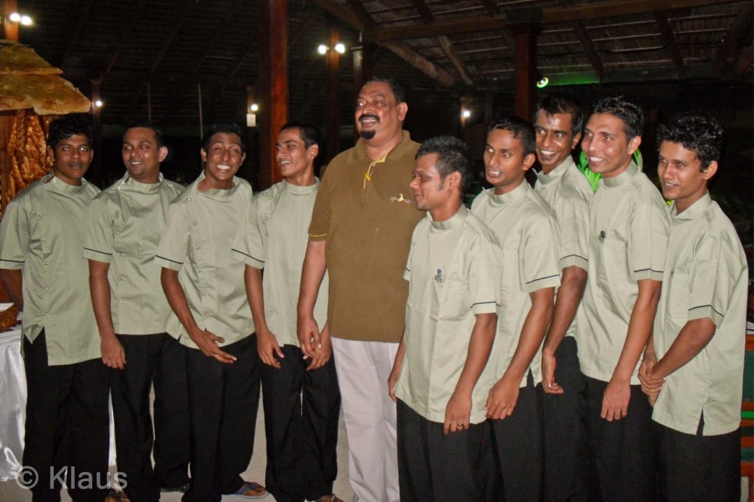 Das Restaurant-Team Summer Island Maldives