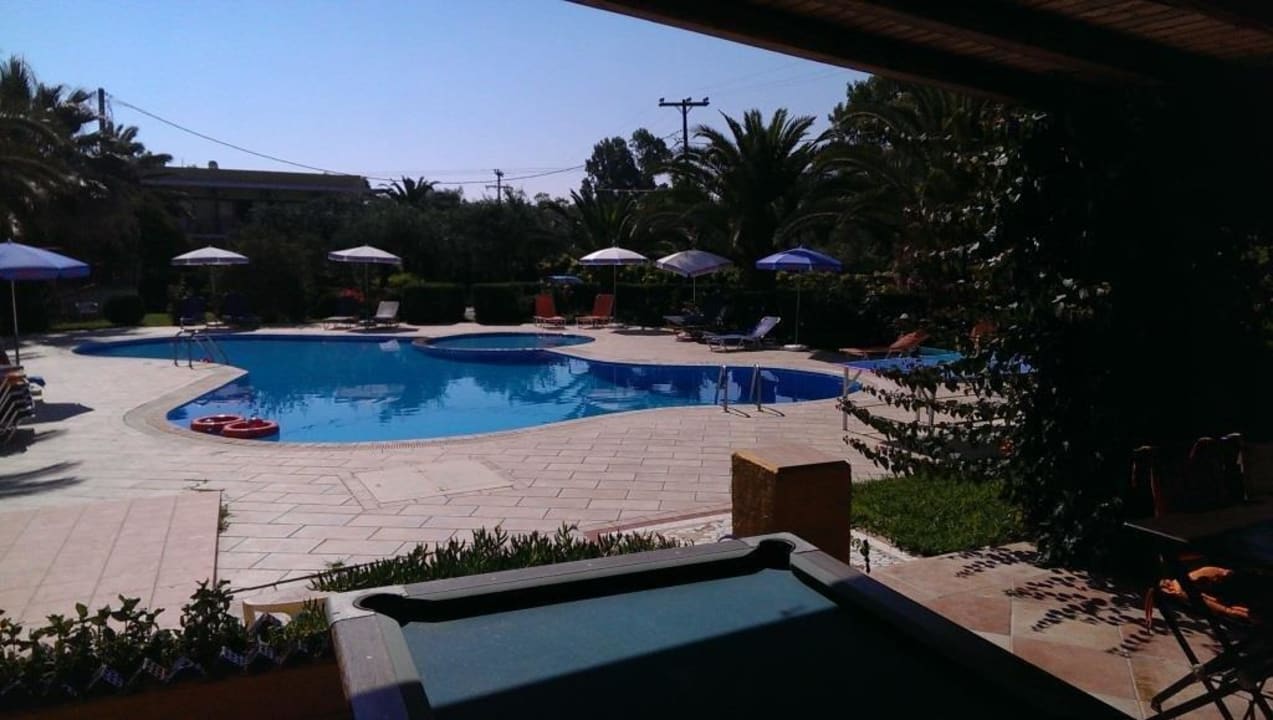 Blick von der Bar Hotel Serena