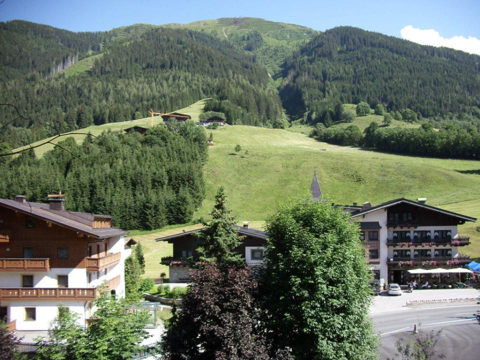 Ausblick von unserem Zimmer Familien- & Gartenhotel Theresia