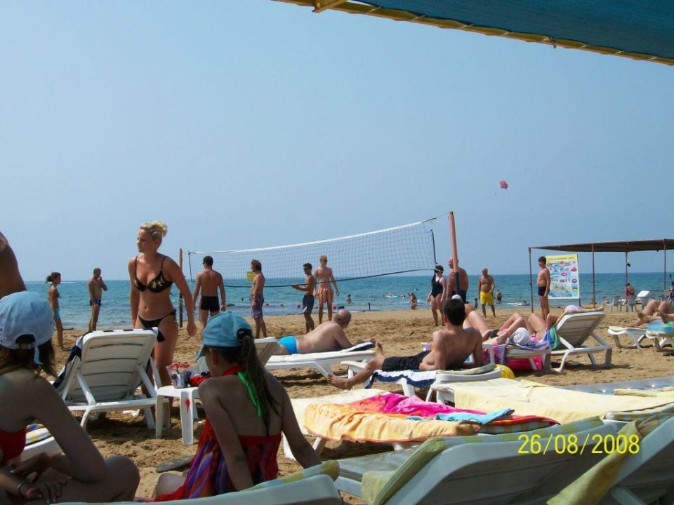 Volleyball am Strand Hotel Orfeus Park