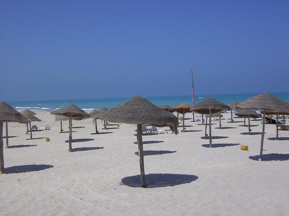 Strandabschnitt unseres Hotels Djerba Aqua Resort