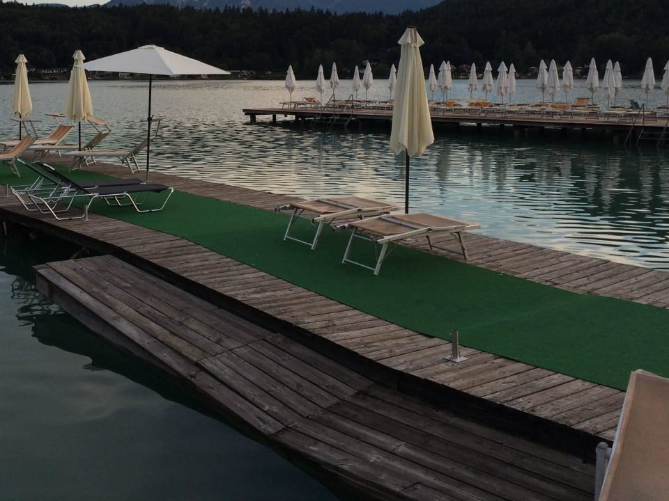 Gemeingefährlicher Steg Strandhotel Marolt