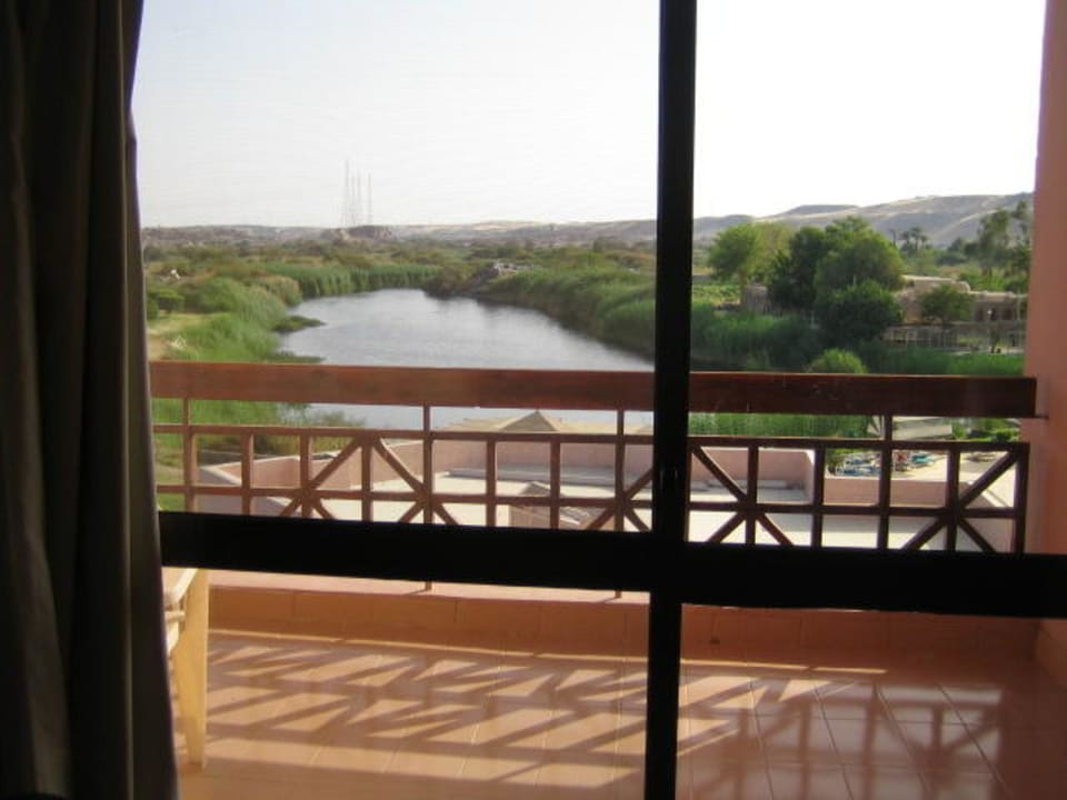 Aussicht aus dem Zimmer Pyramisa Island Hotel Aswan