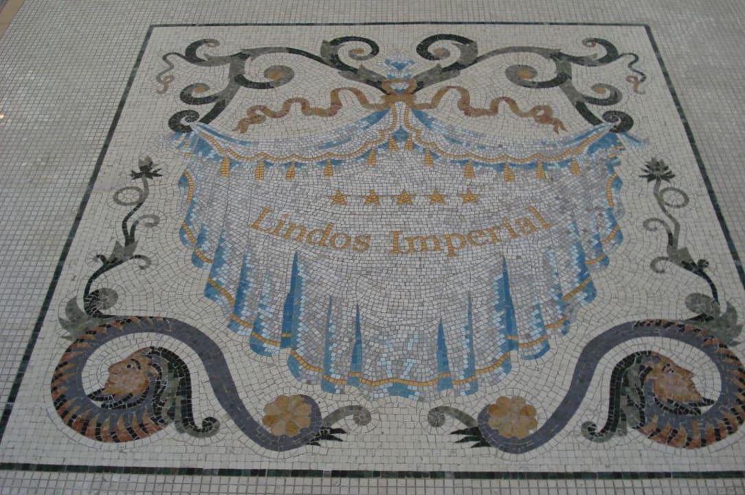 Mosaik in der Lobby Lindos Imperial Resort & Spa