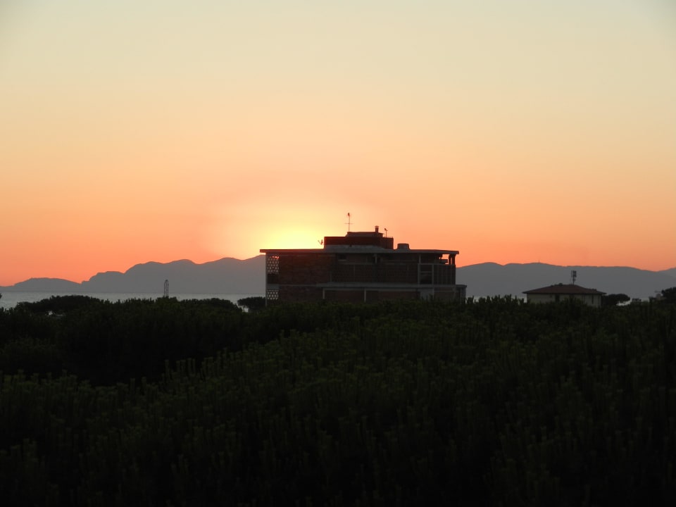 Ausblick beim Abendessen Hotel Zen Versilia