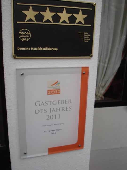 Auszeichnung Nells Park Hotel