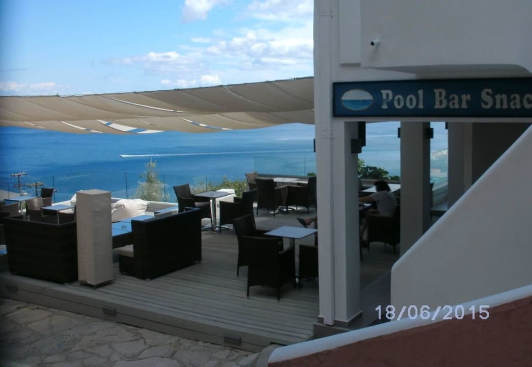 Pool Bar Eingang mit Meerblick Marilena Sea View Hotel - Adults only