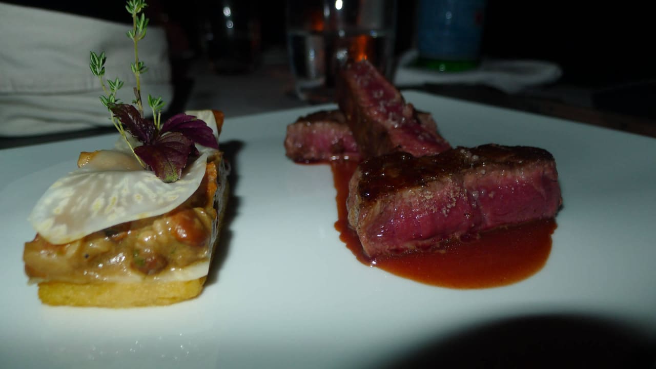 Wagyue Filet im Fine Dine Restaurant Kuramathi Maldives