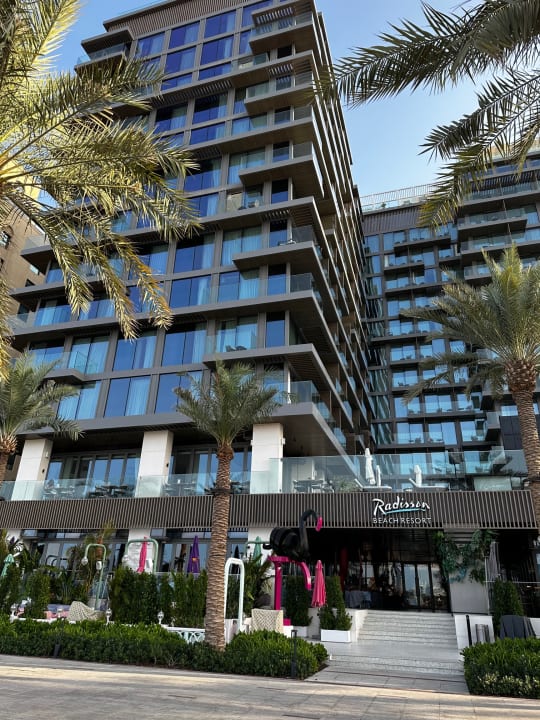 Außenansicht Radisson Beach Resort Palm Jumeirah