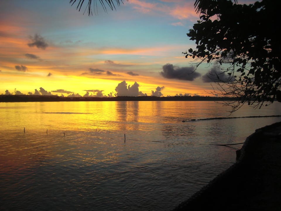 Sonnenuntergang auf Hideaway Resort Hotel Hideaway Island Resort