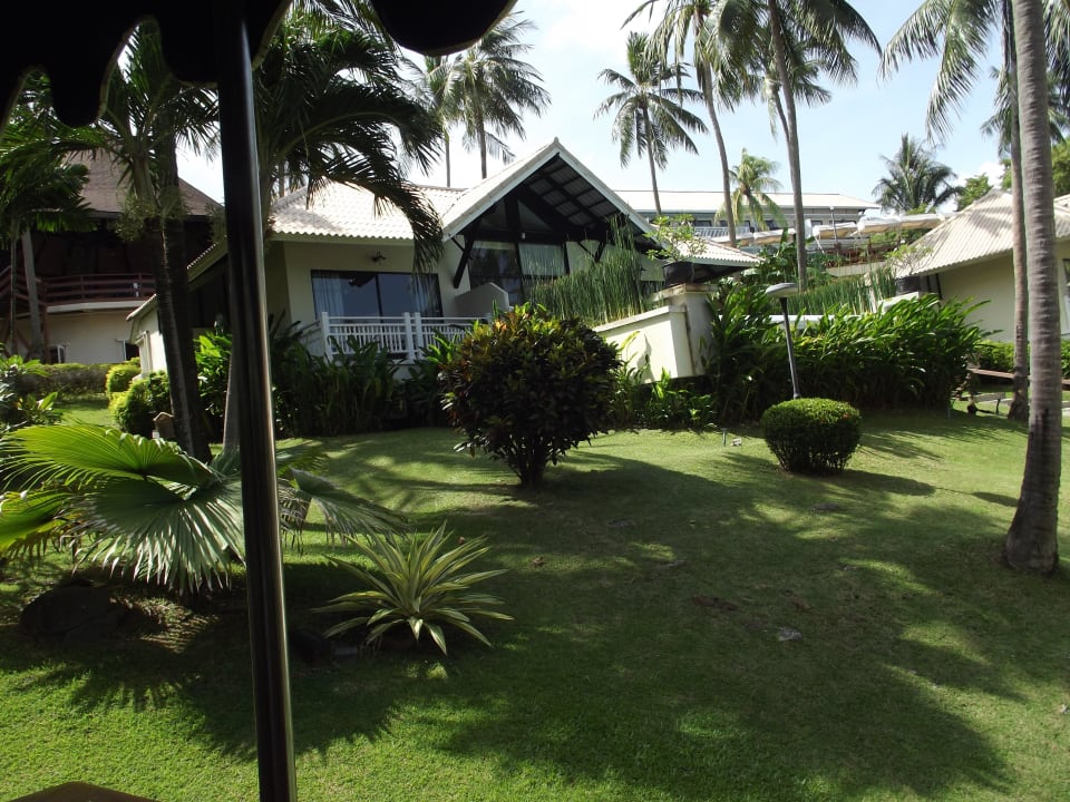 Blick auf eine Pool Villa  Cape Panwa Hotel