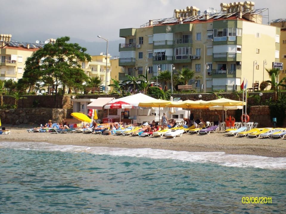 Blick auf unseren Strand Grand Uysal Beach & Spa Hotel