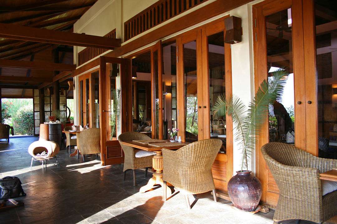 Restaurantterrasse Hotel Inle Lake View Resort