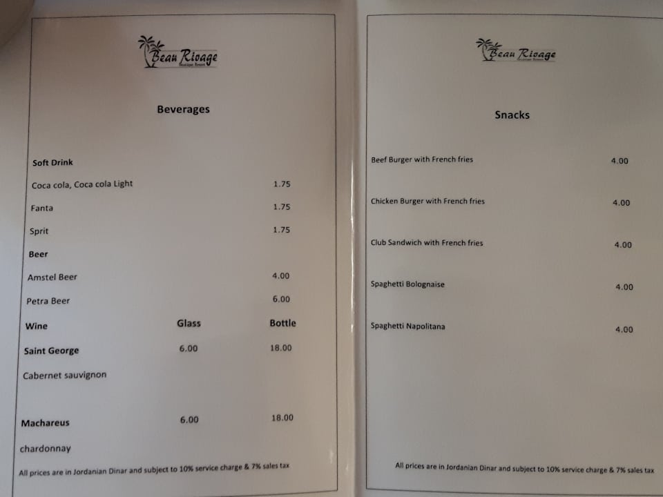 Gastro Jaz Beau Rivage Resort