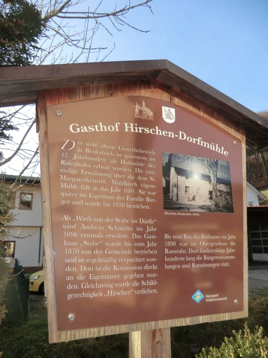 Geschichte der Dorfmühle Gasthaus Hirschen-Dorfmühle