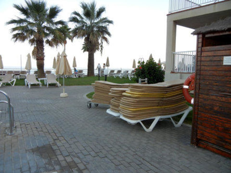 Weiche Matten für die Liegestühle Hotel Riu Nautilus - Adults only