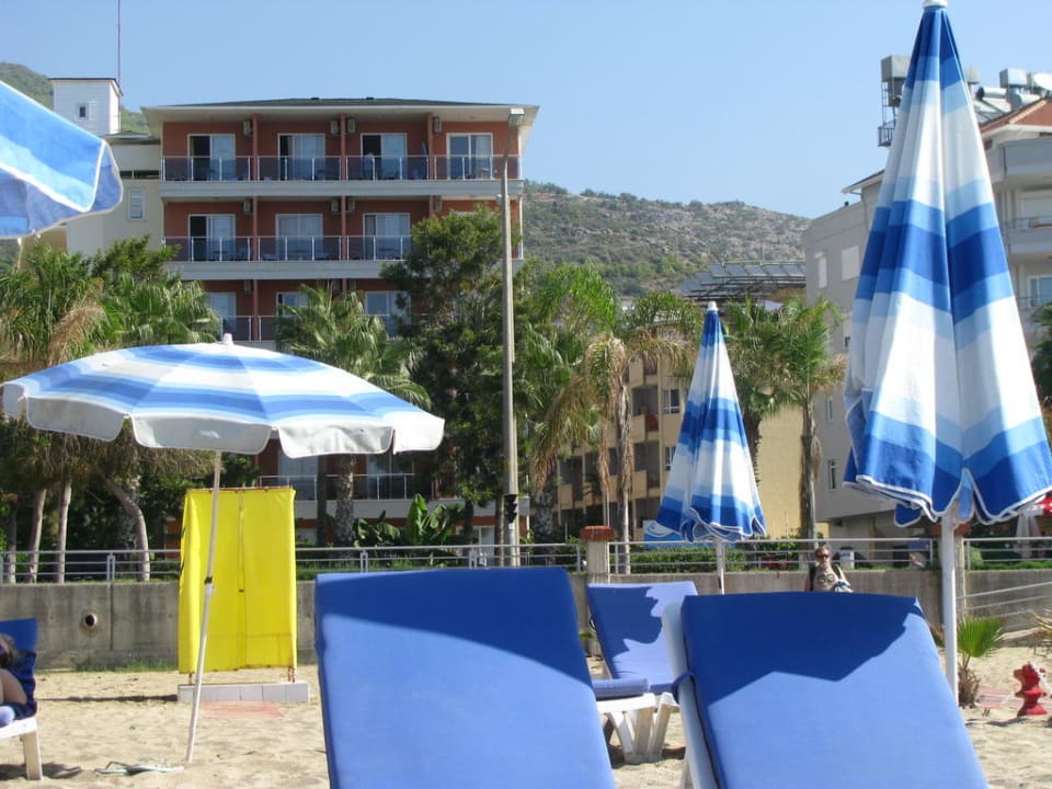 Sicht vom Strand Kleopatra Balik