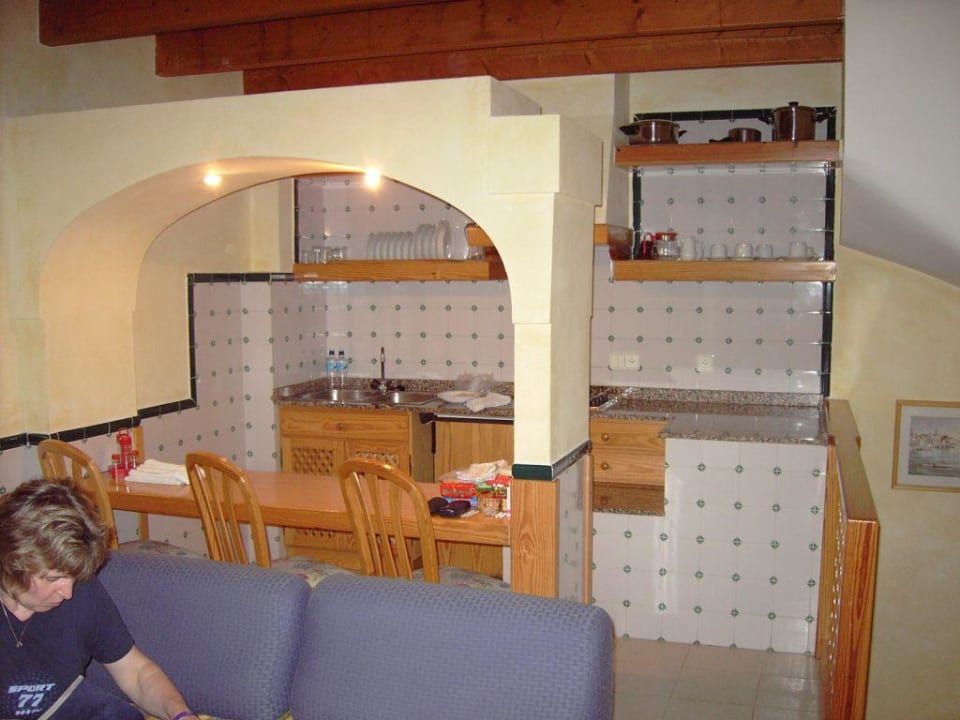 Küchenzeile Apartment Typ C Es Bauló Petit Hotel