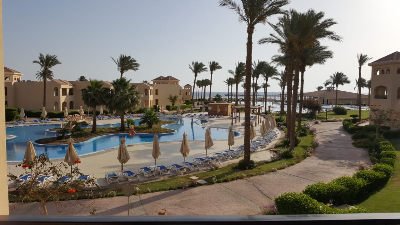 Ausblick Cleopatra Luxury Resort Makadi Bay