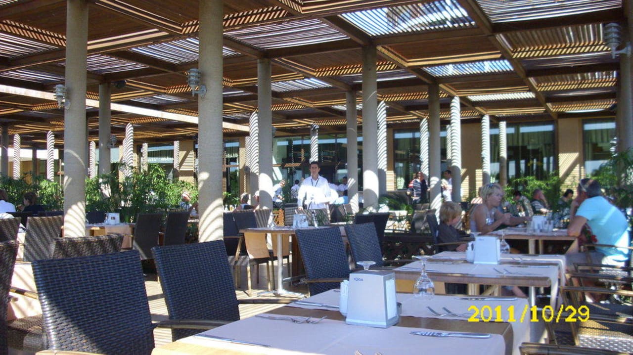 Außenterrasse Hauptrestaurant Voyage Belek Golf & Spa