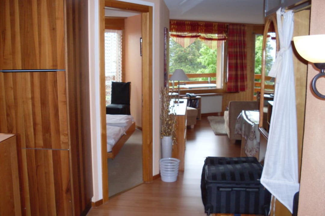 Vom Eingang aus Hotel Eden