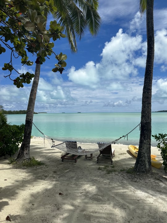 Ausblick Aitutaki Lagoon Resort & Spa
