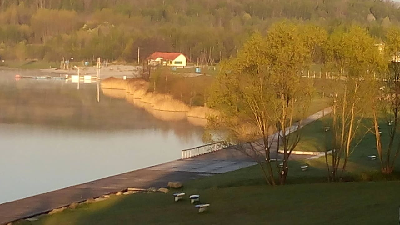 Blick auf den See Hotel Haus am See