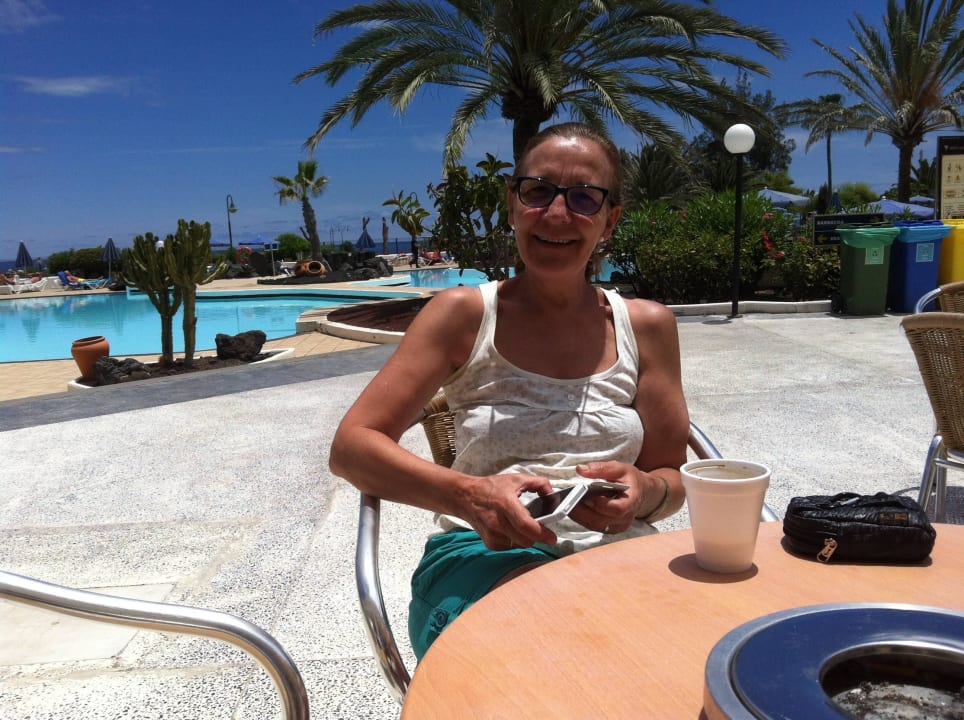 Gran terraza cubierta y descubierta Hotel Grand Teguise Playa