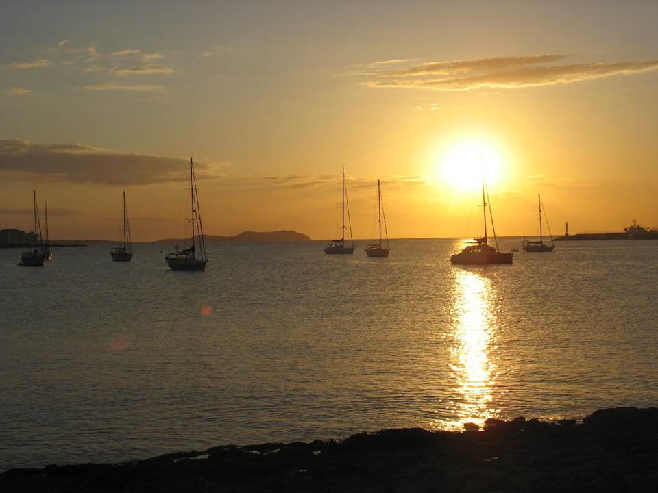 Sonnenuntergang Hotel Osiris