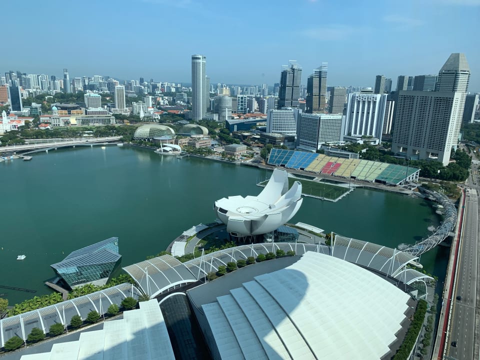 Ausblick Marina Bay Sands