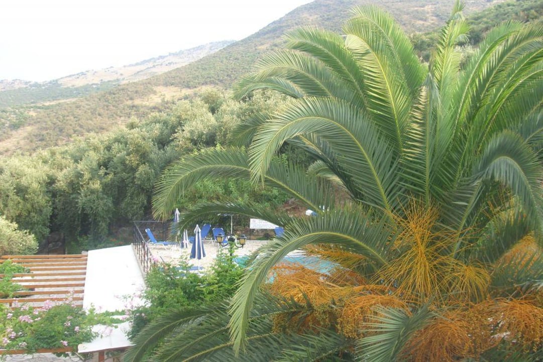 Blick vom Balkon aus Hotel Kalamaki