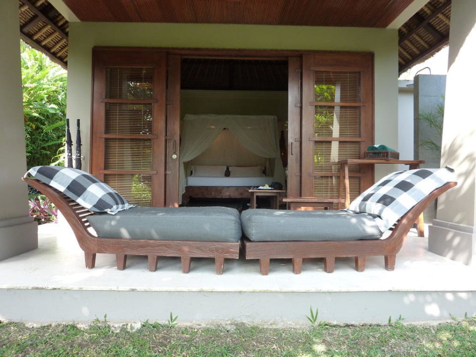 Vor unser Pool Villa Maya Ubud Resort & Spa Bali