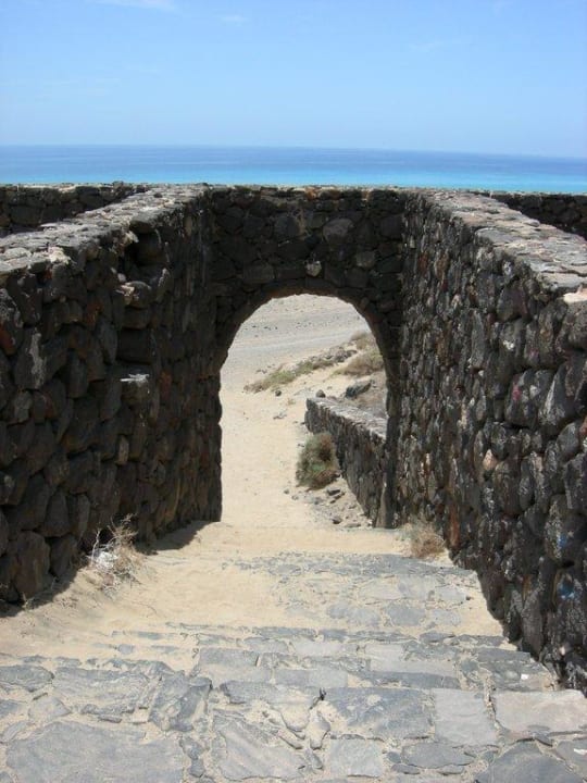 Die letzte Wegetappe zum Strand Club Jandia Princess