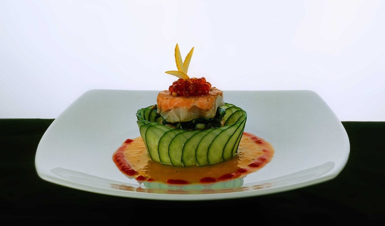 Unser Fischcake Landhotel Zum Kronprinzen