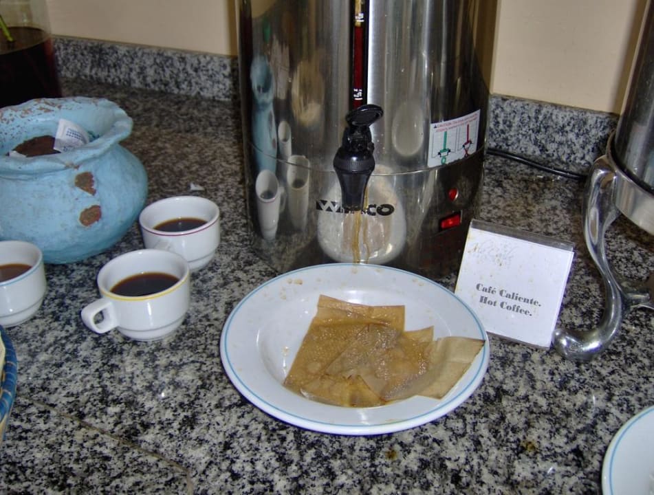 Sauberkeit an der Kaffeemaschine Hotel Isla Caribe Beach