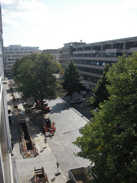 Aussicht aus dem 5 Stock Berlin Plaza Hotel