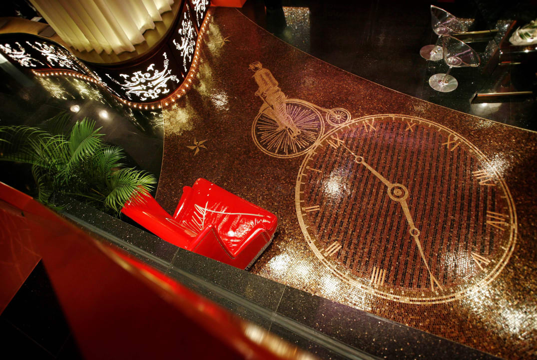 Lobby Mosaic Floor The Luxe Manor