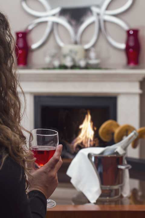 Zona Chimenea Hotel Vila de Biar