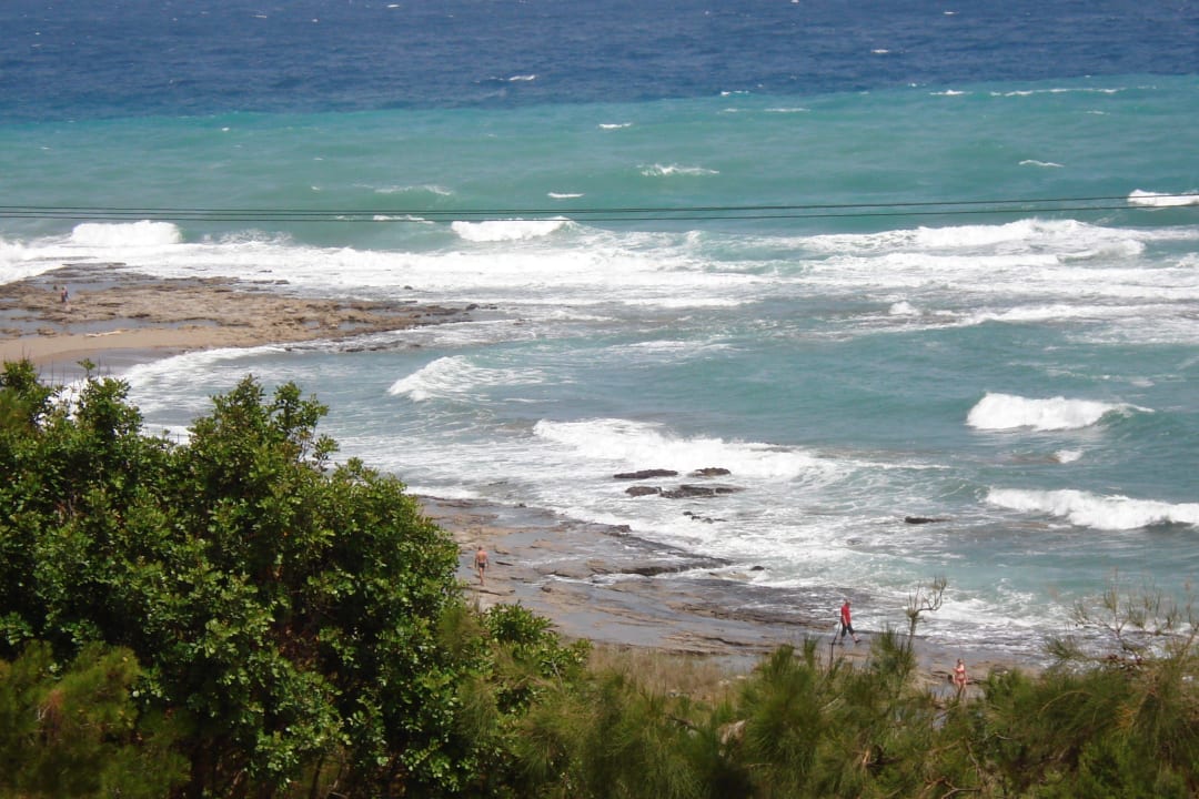Blick v. Hotel aufs Meer Rodos Princess Beach Hotel & Spa