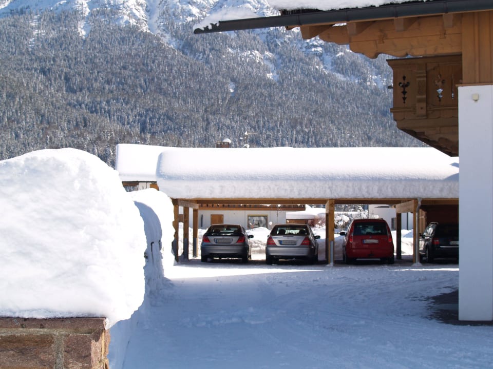 Carport-Winter Gästehaus Alpenparadies