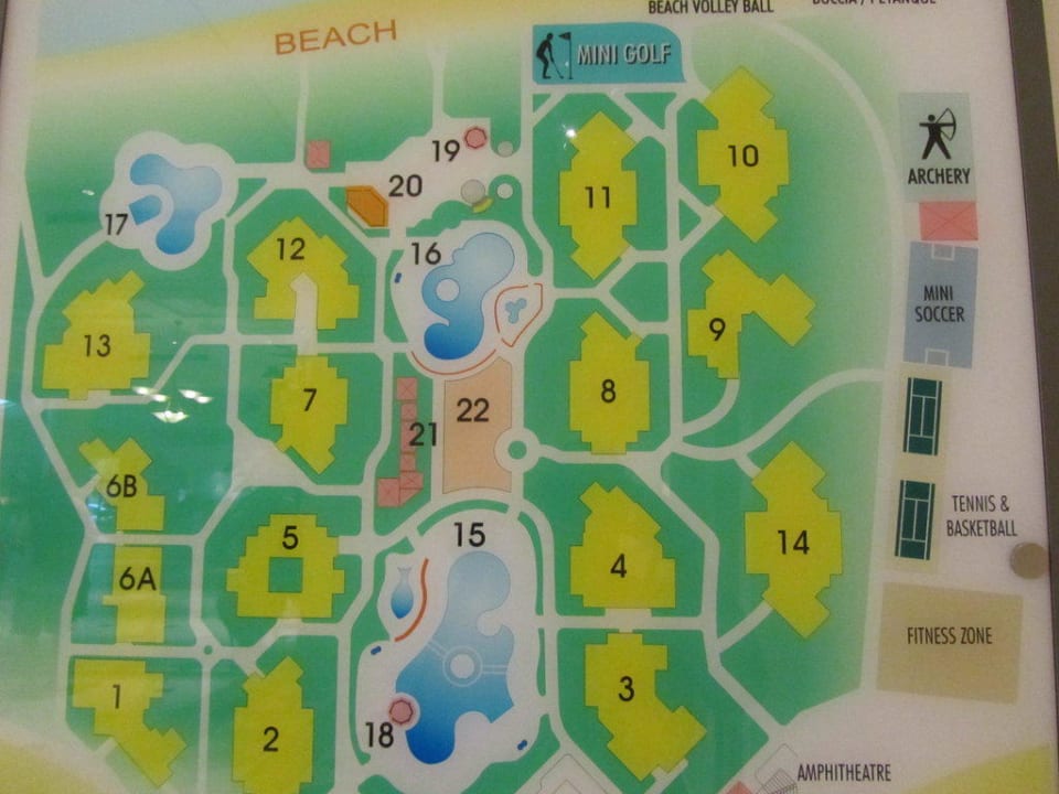 Lageplan des Hotels Lindos Princess Beach Resort & Spa