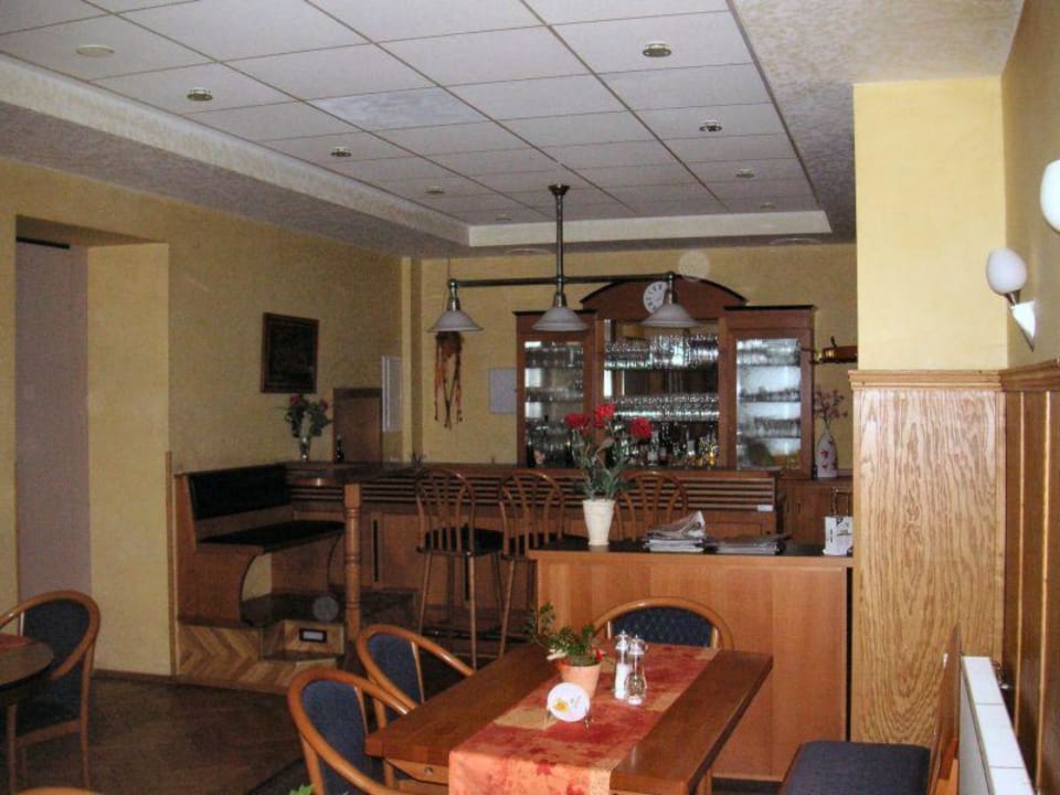 Blick ins Restaurant Stichwehs Hotel am Bahnhof