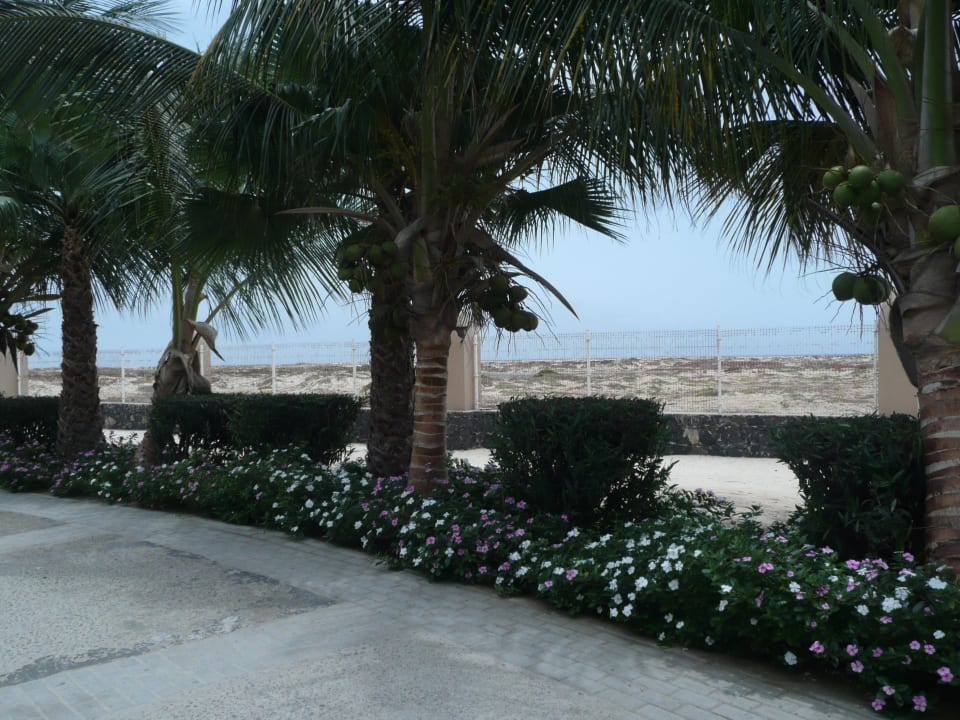 Auf dem Weg zum Strand Hotel Riu Cabo Verde