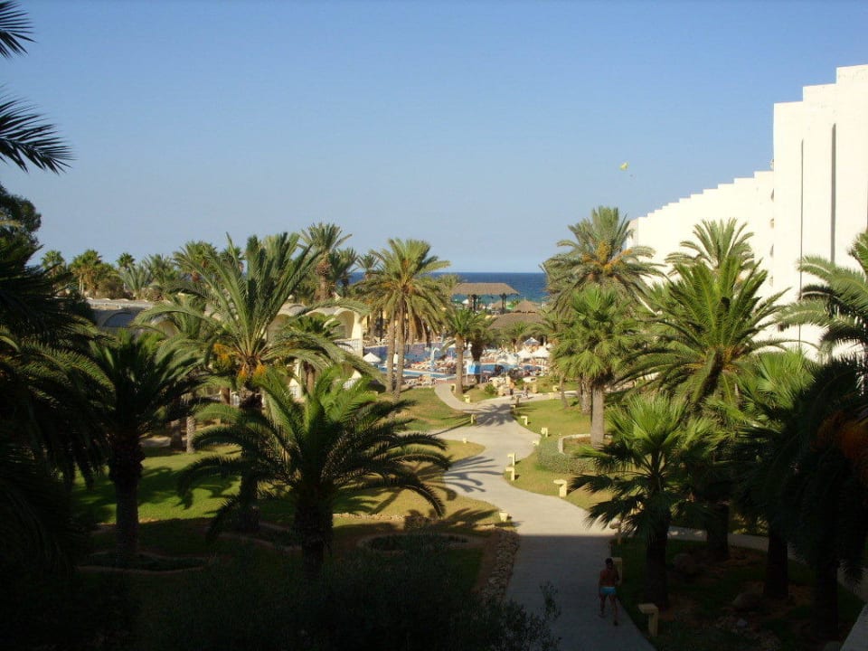 Blick vom Balkon Hotel Marhaba Club