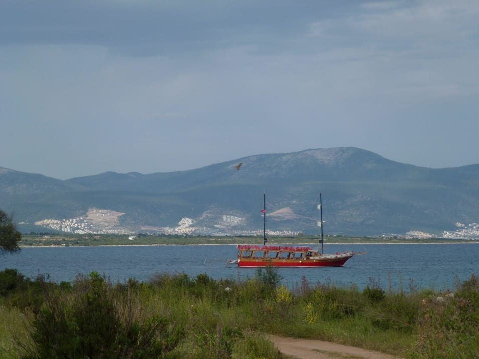 Spaziergang am Strand entlang Venosa Beach Resort & Spa