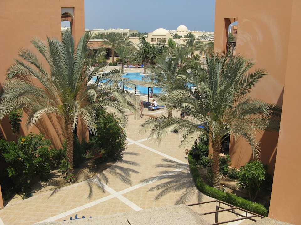 Blick auf Pool Jaz Dar EL Madina