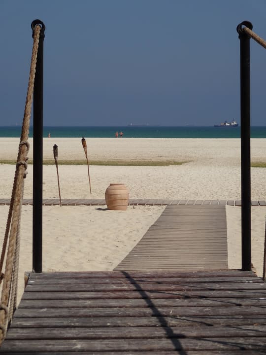 Blick über den Strand Hilton Salalah  Resort