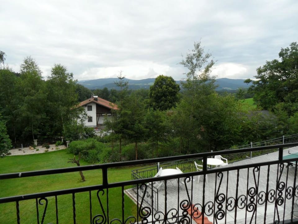 Ausblick vom Balkon Ferien-Hotel Riesberghof